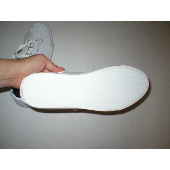 New Womens Shoes Fashion Casual Sneakers 9 White Leather Studs Rebecca Minkoff - Picture 7 of 7